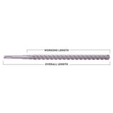 14 x 270mm SDS Plus Drill Bit 4 Cutter Solid Carbide Tip - Screw HQ